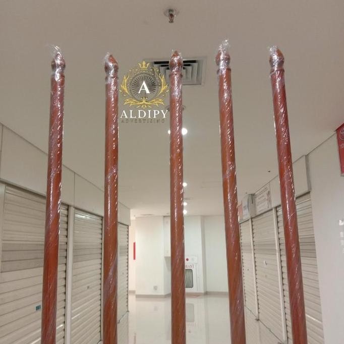 

Tiang Pataka Bendera Ruangan Lobang 5,Satu Set Tiang Dan Tatakan. murah