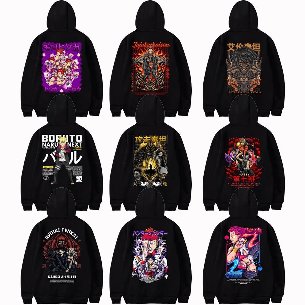 DF389>> HOODIE Naruto Uzumaki 7 team Boruto Hoodie Hisoka Morow Hunter x Hunter Hisoka x Lucifer x C