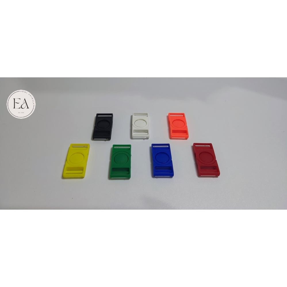 

Readyy!! Stopper id card / Stopper lanyard Warna Warni Bahan Asetat Lebar 2cm 1 Pak