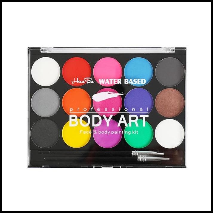 

FPWC palet 15 warna face paint watercolor painting makeup oil special