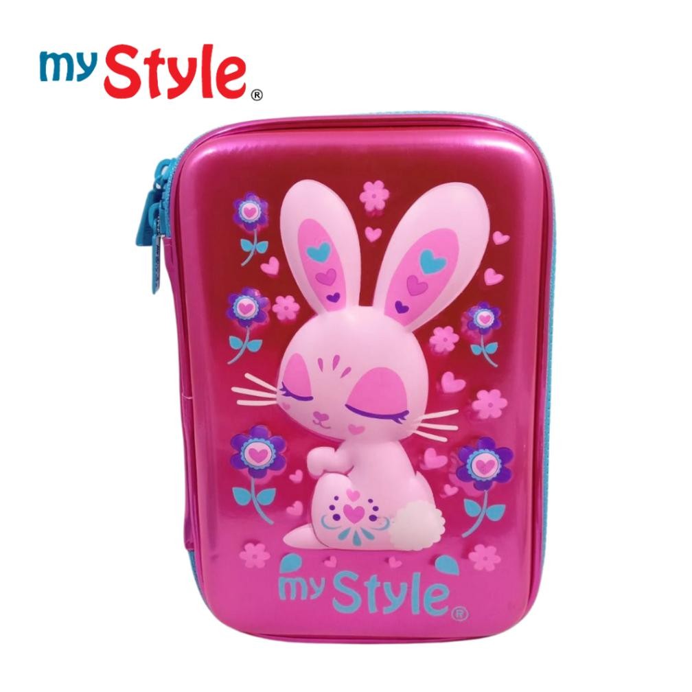 

Readyy!! My Style TM 2274 Rabbit Hardtop Pencil Case Metal Finish Material - Tempat Pensil Multifungsi 3D Karakter Anak Perempuan