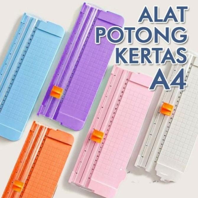 

Readyy!! Alat Potong Pemotong Kertas A4 Portable Paper Cutter Trimmer