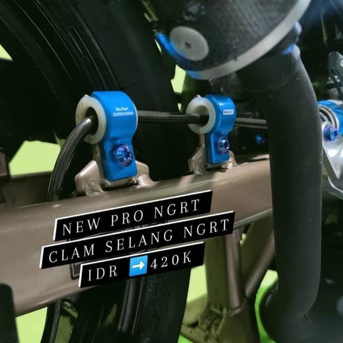 breket selang rem belakang NGRT Kawasaki ninja rr