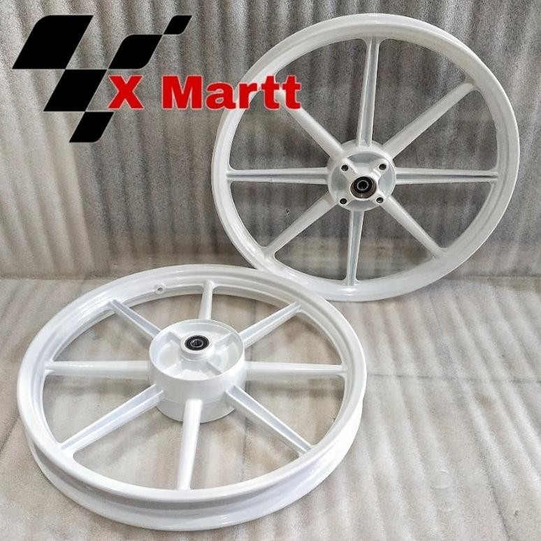Terlaris Velg Racing Honda Kharisma / Kph Dan Supra X 125 V Rossi Zigem Swan Palang 8 Putih
