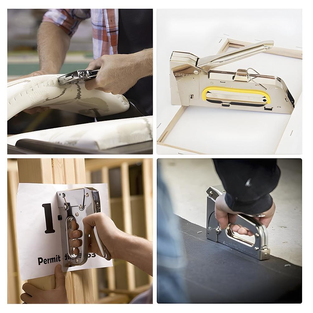 

Kekinian - Allefix Staples Tembak Gun Tacker Stapler Staples Perekat Powerfull - 6544-6566 ~