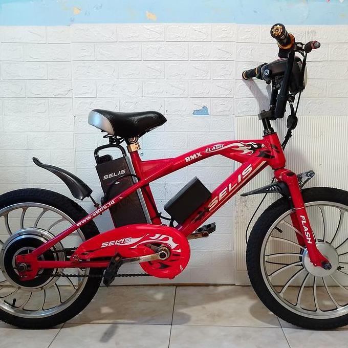 Best Promo, Sepeda Listrik Bmx Selis Uk 20 Inch  Tinggal Gas Poll