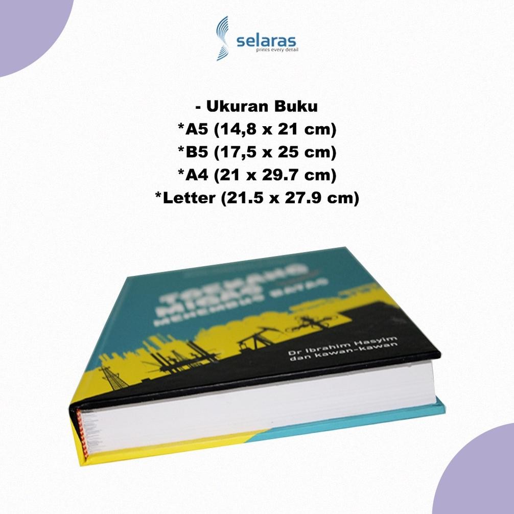 

Best - Cetak Cover Buku Satuan Hard Cover Ukuran A5 / B5 / A4 Selaras Printing