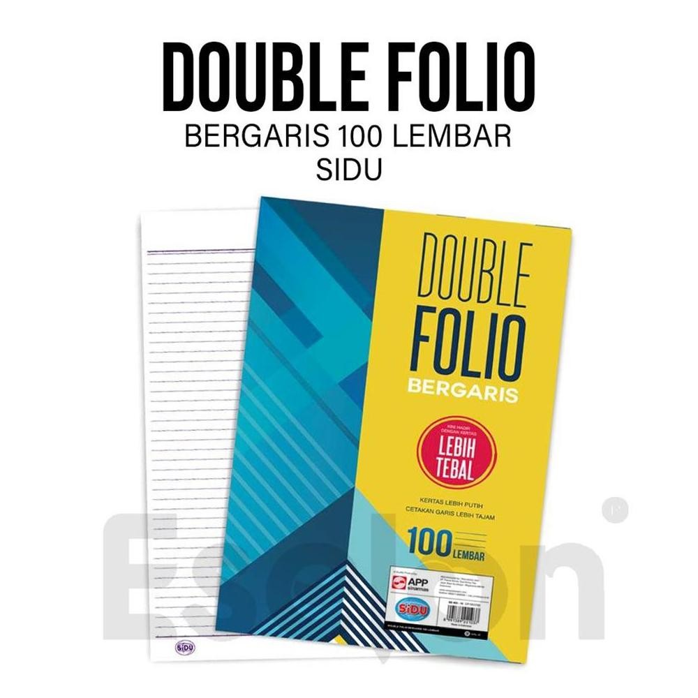 

Terbaik! Kertas Double Folio Bergaris 100 Sinar Dunia / 1 Pak Rolling Folio .,