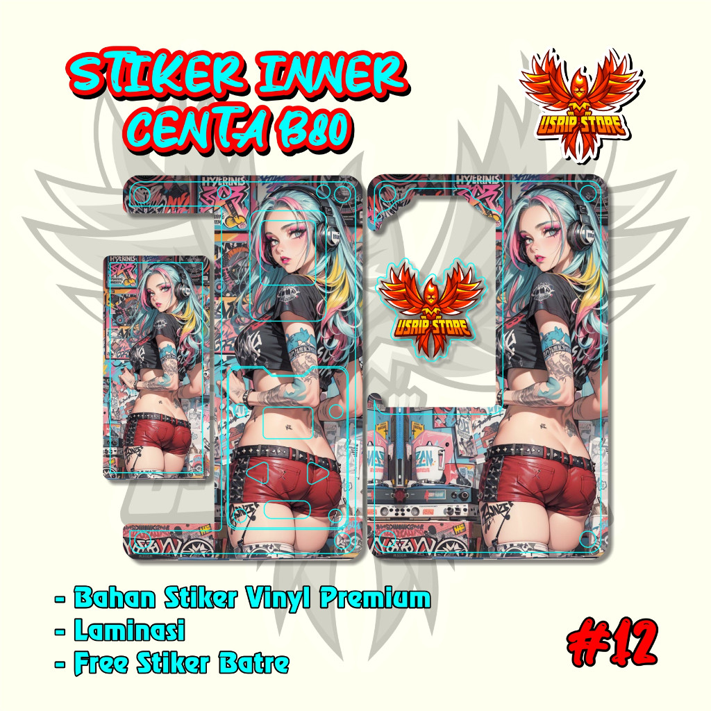 

Stiker Bedelapanpuluh Terbaru B80 12 Garskin/Stiker Case Bisa Custom Motif - 2Pcs