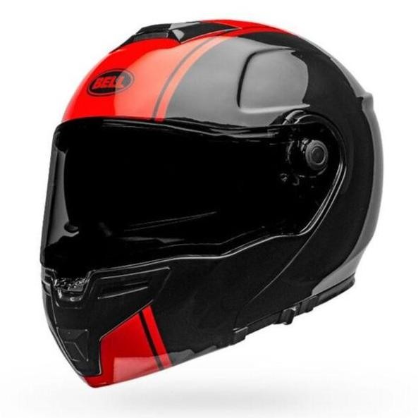 BEBAS ONGKIR - BELL HELMET SRT MODULAR RIBBON RED | ORIGINAL BELL 100%