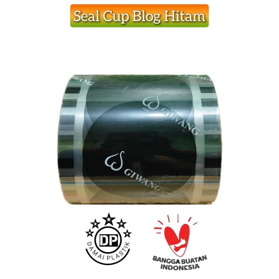 Plastik Lid Cup Sealer Cup Seal Cup 1 Cup Blok Hitam Polos Bla