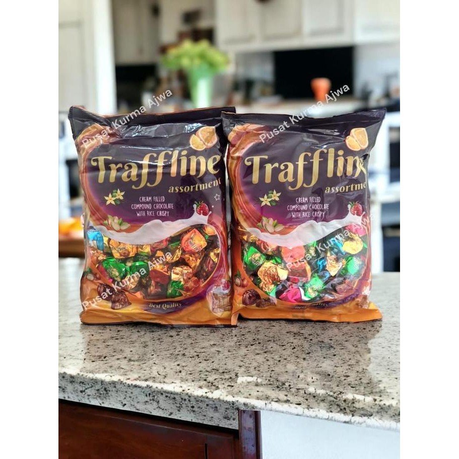 

Coklat Turkey Mix 1Kg Traffline Assortment Kemasan Original Turki Chocolate With Rice Crispy Paling Enak