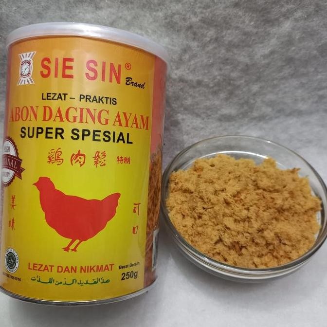 

Sie Sin Abon Ayam Kaleng 250 Gram (Halal) #Gratisongkir