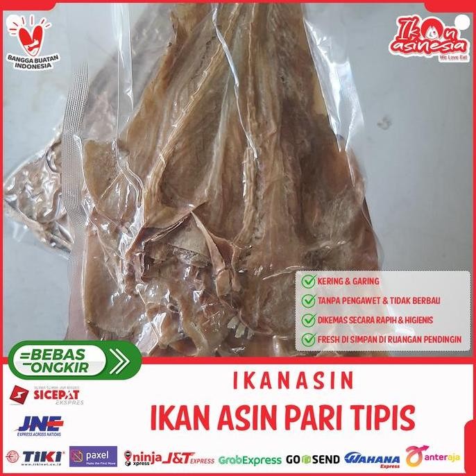 

Ikan Asin Pari Medan Tipis Kering Garing 1Kg Premium Renyah #Gratisongkir