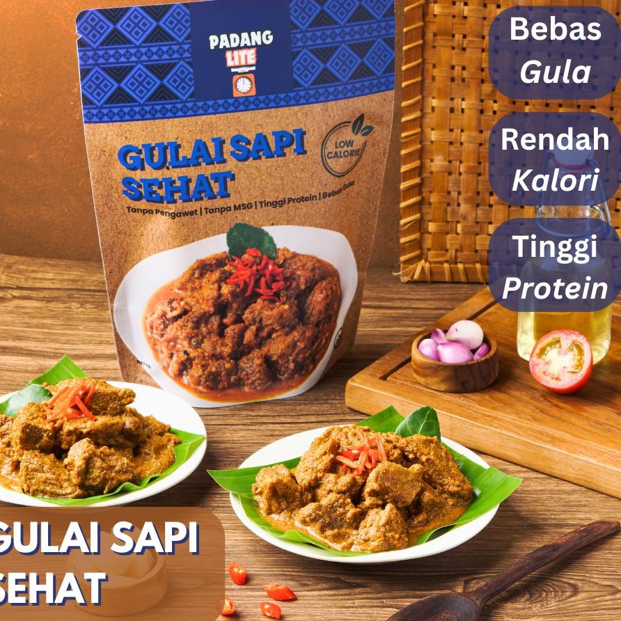 

Makanan Daging Sapi Gulai Khas Padang Makanan Nt Siap Saji 300Gr Bebas Gula Rendah Kal Diabetes Padang Lite