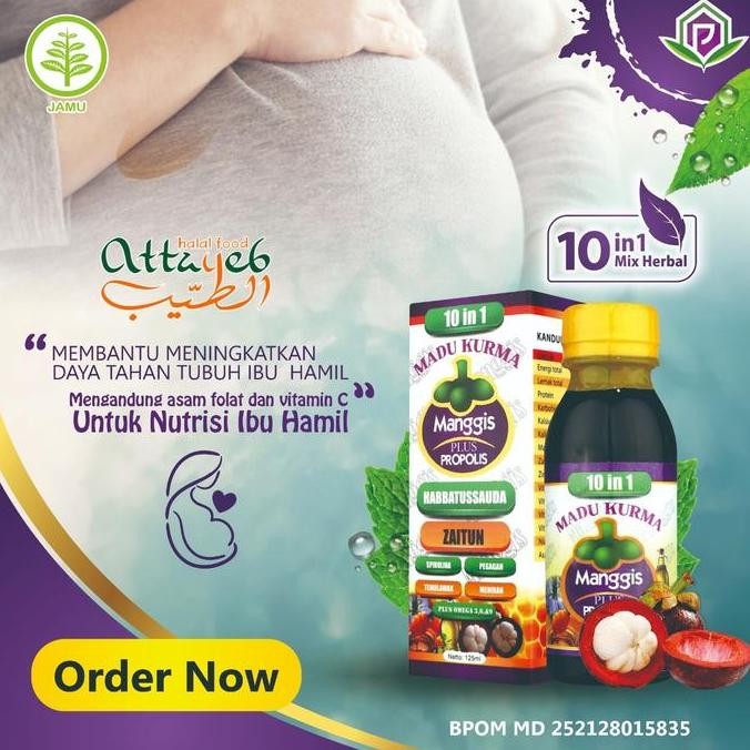 Madu Kurma Manggis 10In1 Temulawak Spirulina Omega 369 Dha Anak Cerdas