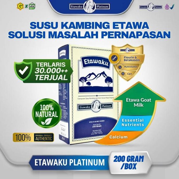 

terbaru etawaku platinum susu kambing etawa herbal untuk pernapasan & persendian alami 500ml shopee