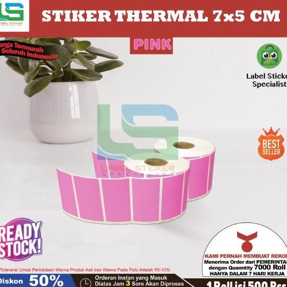 

Baru Label Thermal 70X50Mm - Kertas Stiker Thermal Barcode Printer Bare