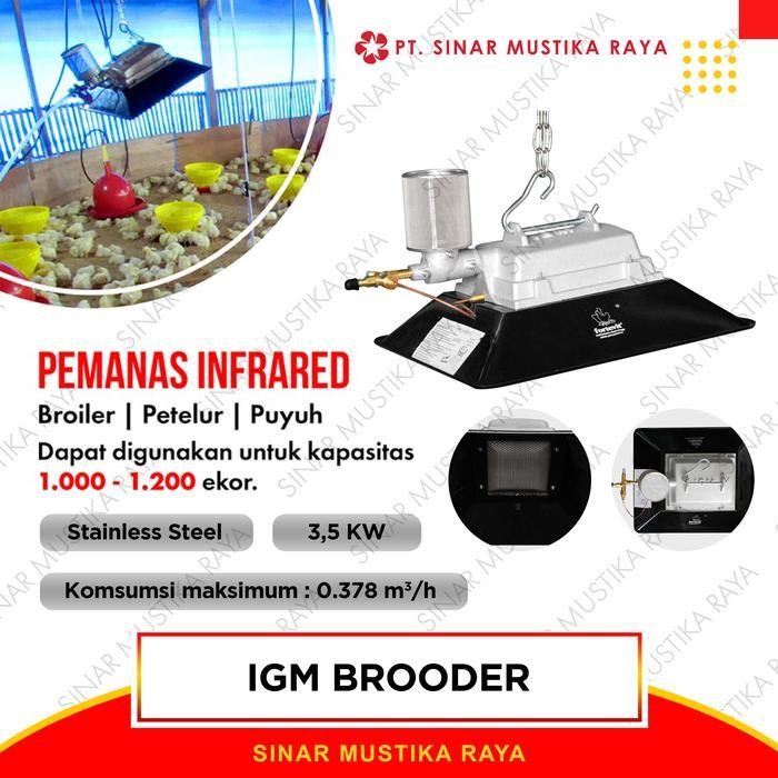Igm Heater Brooder - Pemanas Kandang Ayam Infrared Gasolec Variant Original Dan Terpercaya