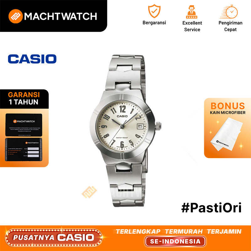 Jam Tangan Wanita Casio Standard LTP-1241D-7A2DF LTP1241 LTP-1241D Silver Dial