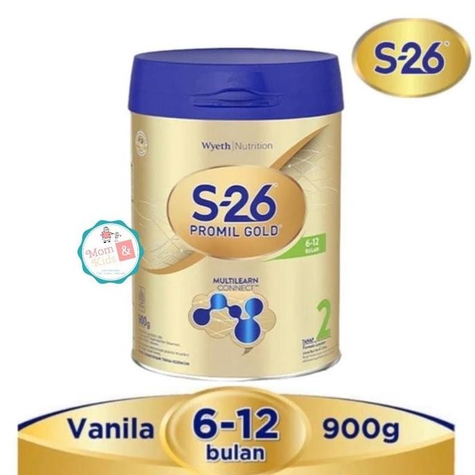 terbaru s26 promil gold tahap 2 susu formula bayi 6-12 bulan 900g