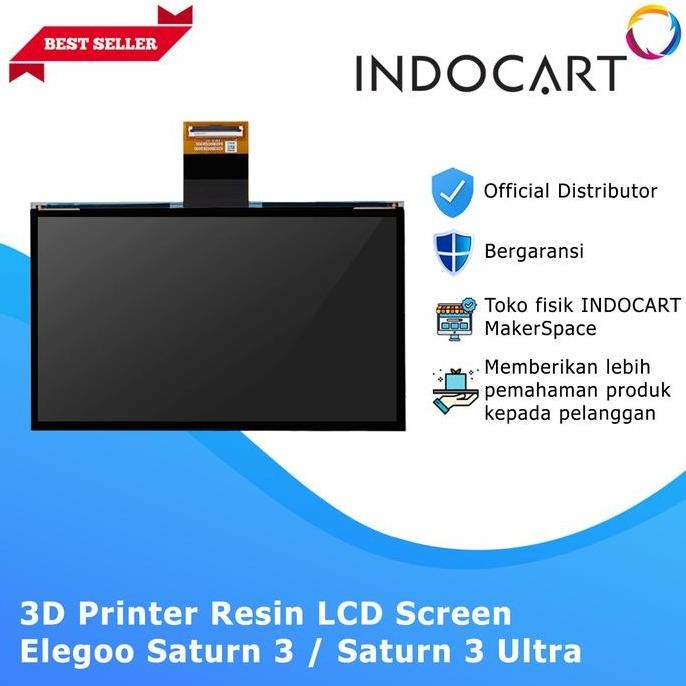 TERBARU - 3D Printer Parts Elegoo OEM Mono LCD Panel Elegoo Saturn 3/3 Ultra