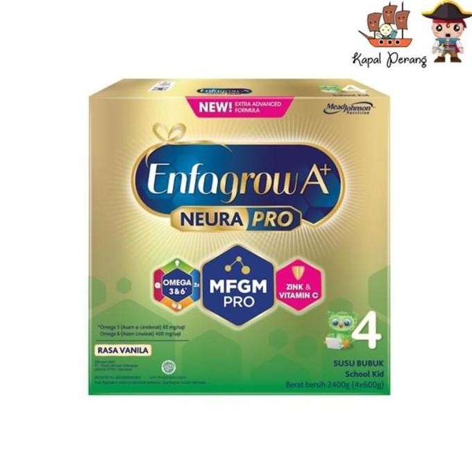 

terbaru enfagrow a+4 susu formula vanila anak 2400g