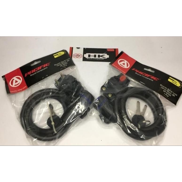 KUNCI SPIRAL PACIFIC SEPEDA KUNCI SEPEDA