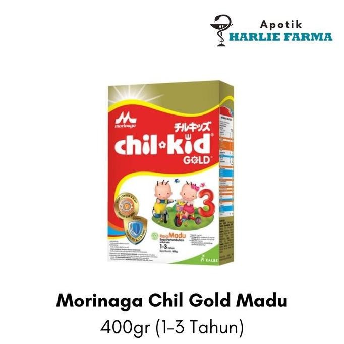 

terbaru morinaga chil kid gold susu formula balita 1-3 tahun rasa madu 400g