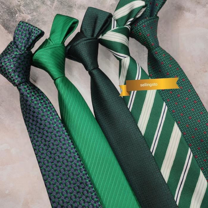 dasi hijau dasi kantor pria dasi panjang formal