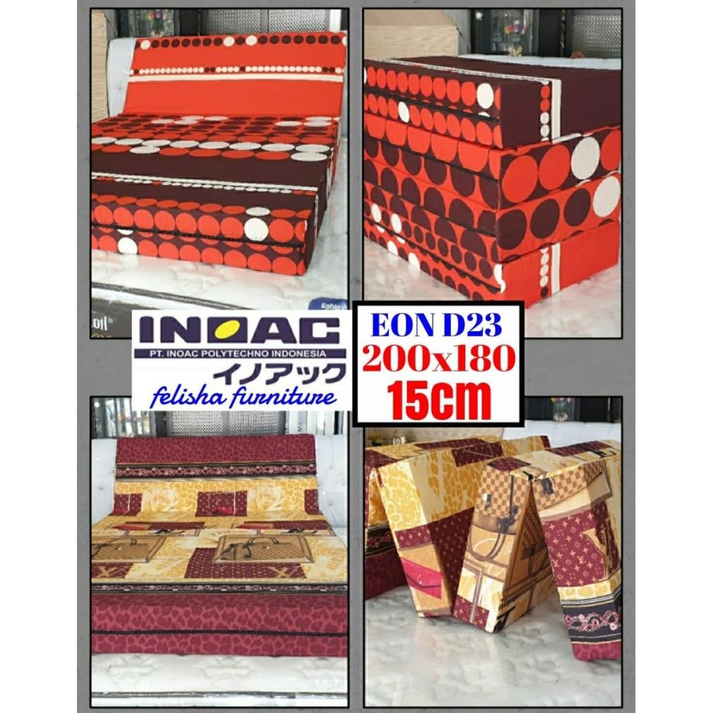 Kasur Busa Lipat INOAC EON D23 Original 200x180x15cm