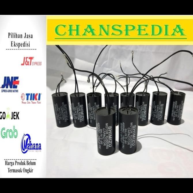 DISKON KAPASITOR POMPA AIR SHIMIZU 10UF - ORIGINAL & TAHAN LAMA