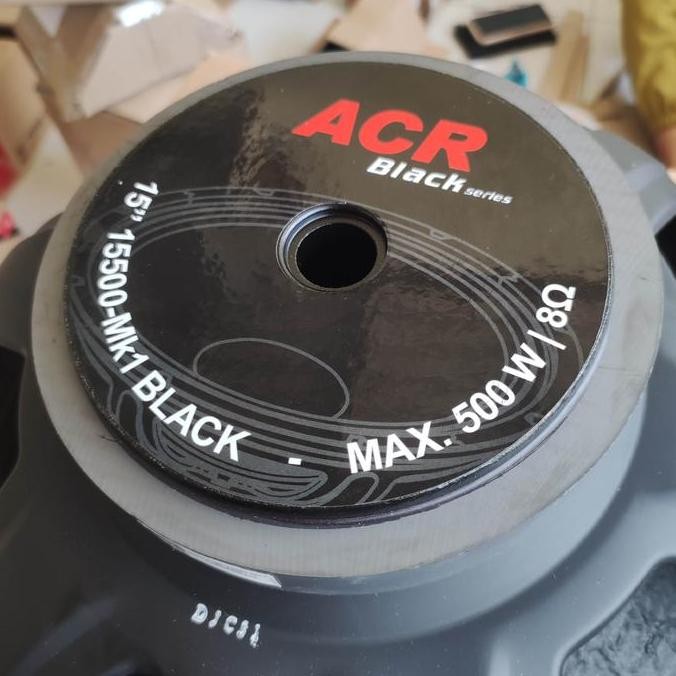 DISKON SPEAKER ACR 15 INCH 15500 MK1 BLACK WOOFER BASS BESAR MOBIL / SALON