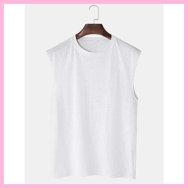 {Original} Paket Hemat 4 Pcs Singlet Pria Dewasa Import Slim Fit Kaos Kutang Pres Body Tangtop Cowok