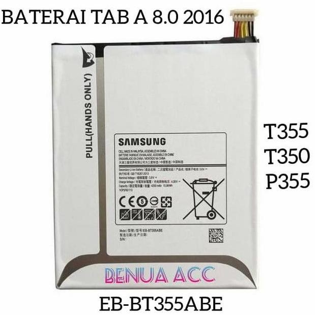 BEBAS ONGKIR - Baterai Samsung Tab A 8 2016 - T355 T350 P355