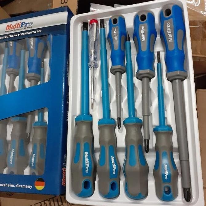OBENG LISTRIK SET HEAVY DUTY MULTIPRO 7PCS ELECTRICAN ORIGINAL SET