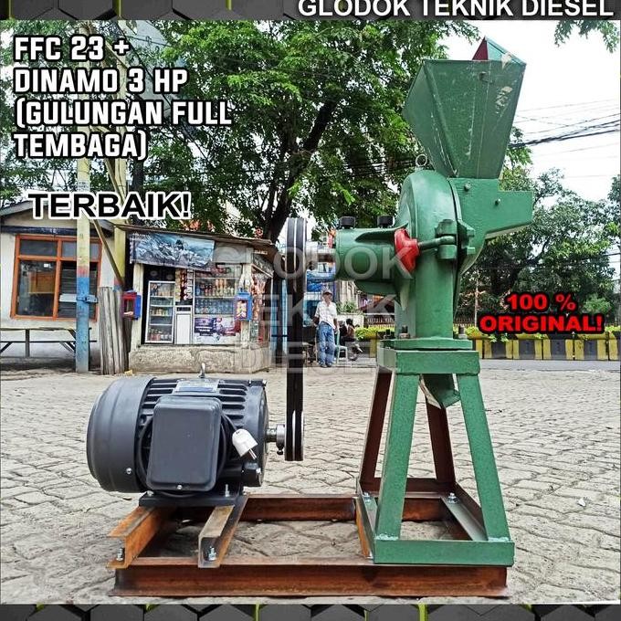 MESIN GILING TEPUNG FFC 23 / GILINGAN TEPUNG SERBAGUNA DISK MILL FFC23 [terbaik]