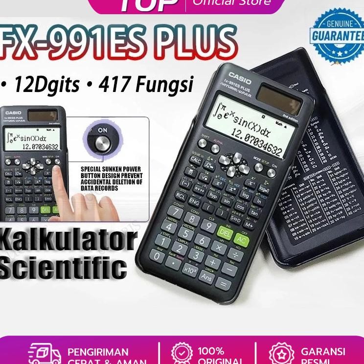 

Kalkulator Scientific Casio Ilmiah Fx991Ex991Esplus Calculator Scientific Casio Kalkulator Casio Scientific 417 Fungsidua Sumber Tenaga Dan Tenaga Matahari40 Konstanta Rumus