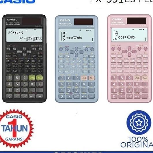 

Casio Fx 991 Es Plus Scientific Kalkulator Fx991Es Plus Calculator Kuliah Sekolah
