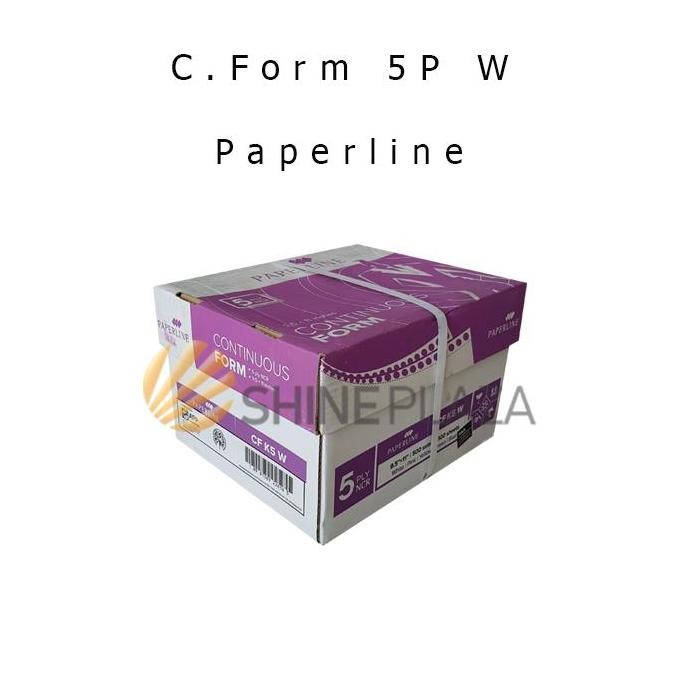 

BEBAS ONGKIR - Continuous Form Paperline 5 Ply 9.5 x 11 Inch (K5 W)