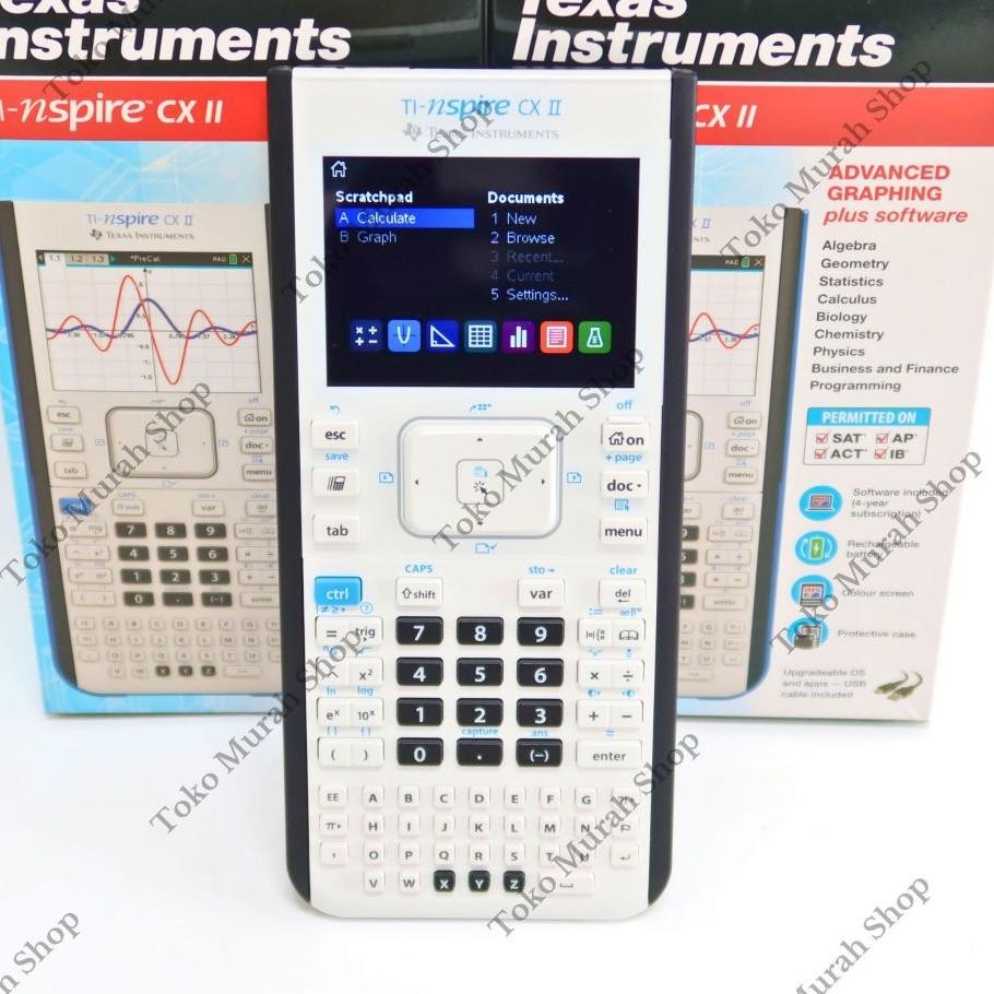 

Kalkulator Grafik Texas Instruments Tinspire Cx Ii Graphing Calculator