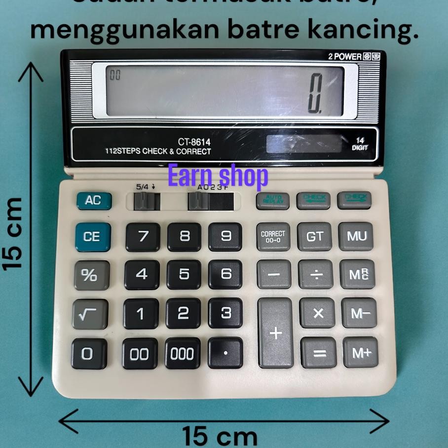

Kalkulator Dagang 14 Dit Ct8614