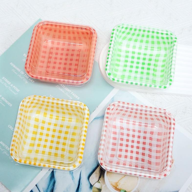 10 PCS Mika Dessert Box / KOTAK Makanan Mika isi 10 Pcs / 10 pcs Korean Dessert Box Cake Premium / K