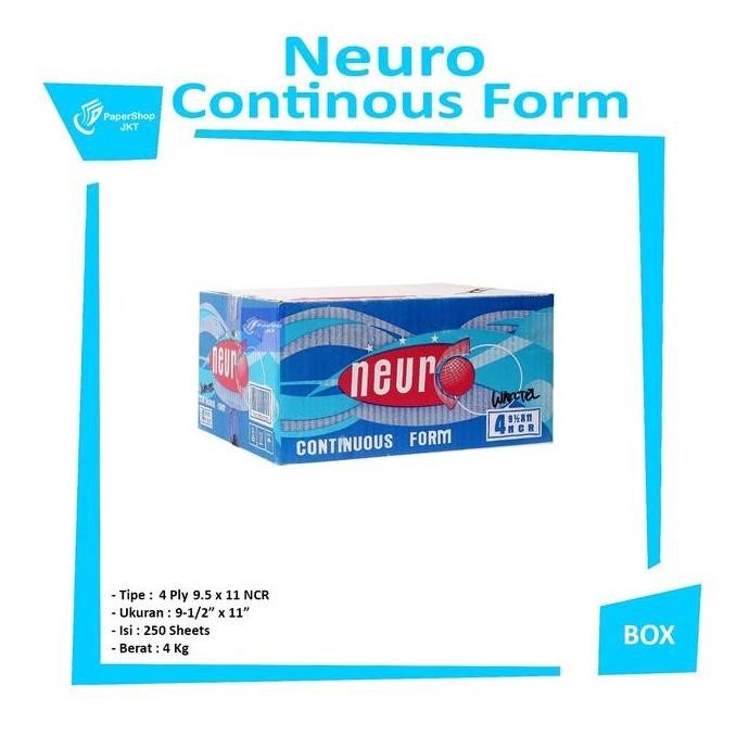 

BEBAS ONGKIR - NEURO Continous Form 91/2 x 11/2 4Ply/2 ( K4 Wartel )