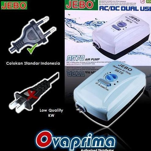 Jebo 9970 Pompa Aerator AC/DC