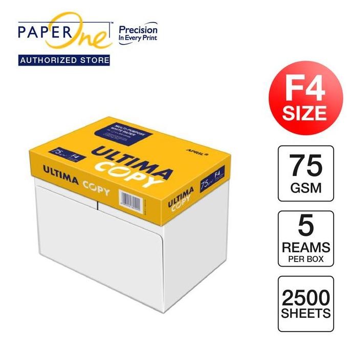 

TERLARIS - Ultima F4 75gr Copier 1 BOX (2500 lembar) Kertas HVS