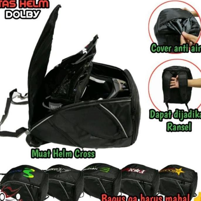 Promo Sarung Tas Helm Full face Half face Supermoto Motocross Motif Cross Trabas Enduro trail