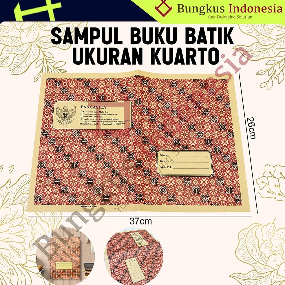 

Sampul Buku All Size / Sampul Buku Kuarto / Sampul Buku Boxy / Sampul Plastik / Kertas / Mika / Kopi