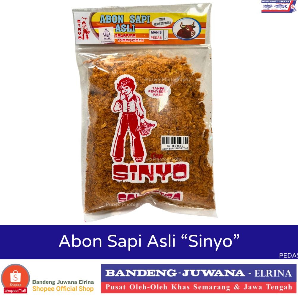 

Abon Sapi Asli merek SINYO