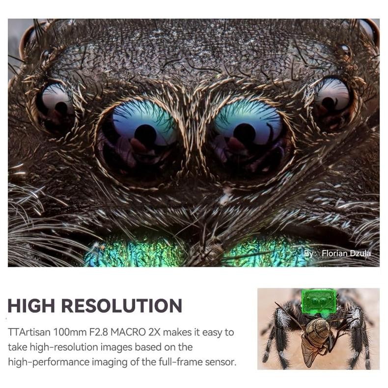 TTArtisan 100mm f2.8 2X Macro Lens for Sony E FullFrame TTArtisans 100 mm f/2.8 Garansi